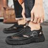 Sneakers Men's Sports Sandals 2025 Summer Comfortable Non Slip Outdoor Casual Sandals PU Leather Men Shoes Zapatillas