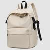 Daily Large Capacity Travel School Backpacks Ladies Pure Color Shoulder Knapsacks Nylon Zipper Shopping Rucksacks