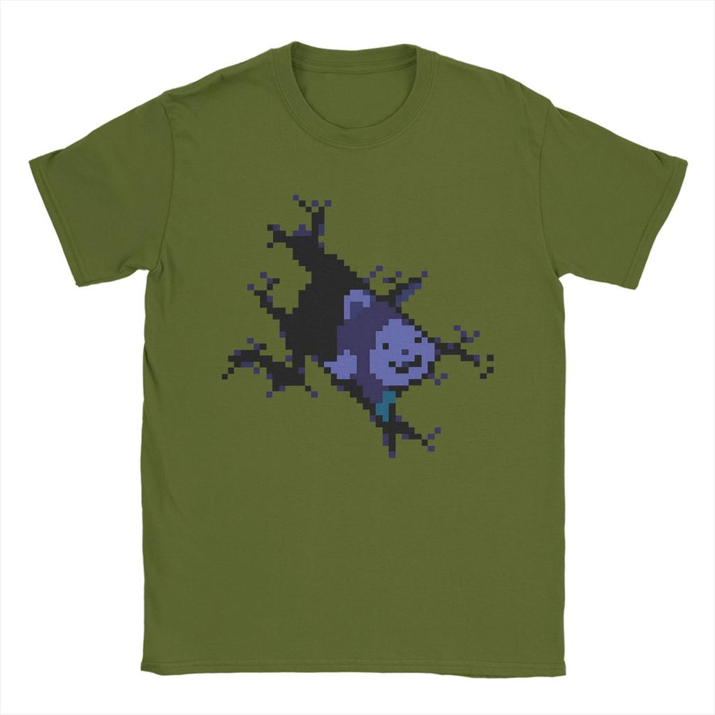 Men's T-Shirts Game Undertale Temmie Novelty Pure Cotton Tee Shirt Short Sleeve  T Shirt Round Neck Clothing Gift Idea