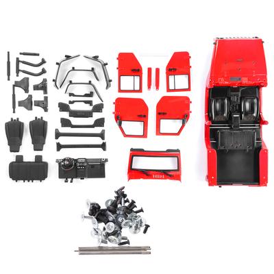 313mm Wheelbase Open Car Body Shell Accessory Fit for SCX10 90046 110 RC Car ModelRed