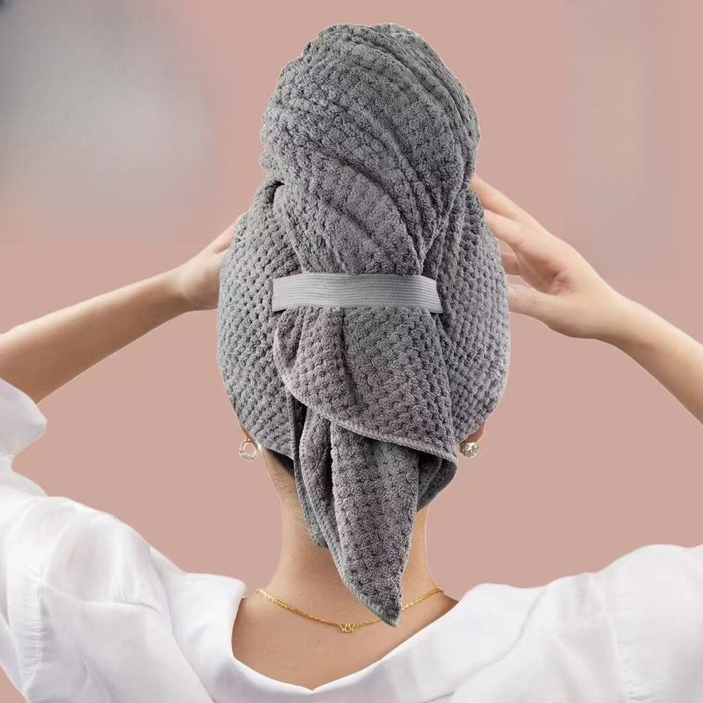 Dry Hair Cap, Super Absorbent, Quick Drying, Enlarged, Elongated, Headband Towel, Long Hair Shower Cap, Women's, Large Hair Towel