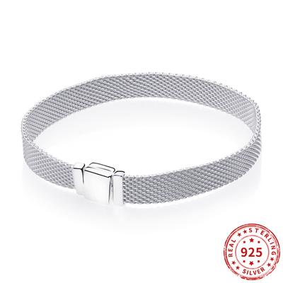 Real 925 Sterling Silver Beads Clip Beads Bracelets for Women Fit Original Reflexions Bracelet Charms Femme Jewelry Jewelry