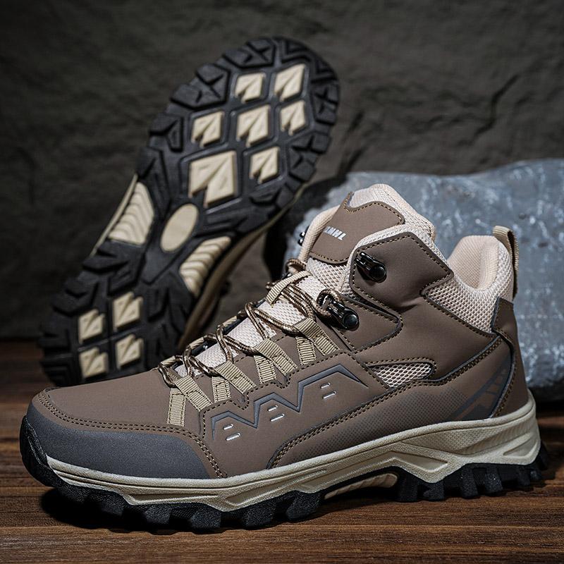Unisex Outdoor Hiking Boots Men Breathable Waterproof Women Non Slip Lace Up Climbing Sneakers Trekking Hiking Shoes Large Size
