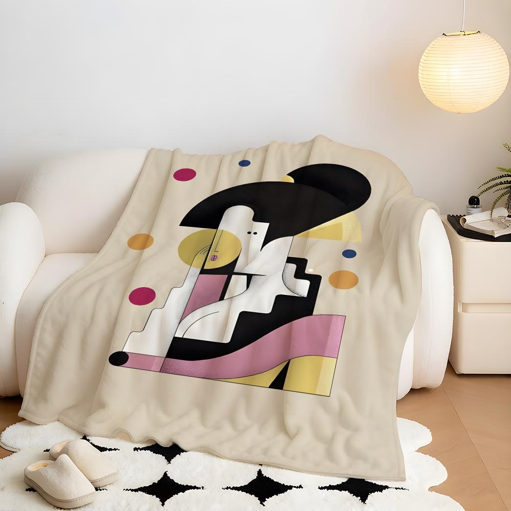 Artist J-John B-Battalgazi Throw Flannel Throw Blanket, Lightweight Cozy, Durable Washable Cute Cool