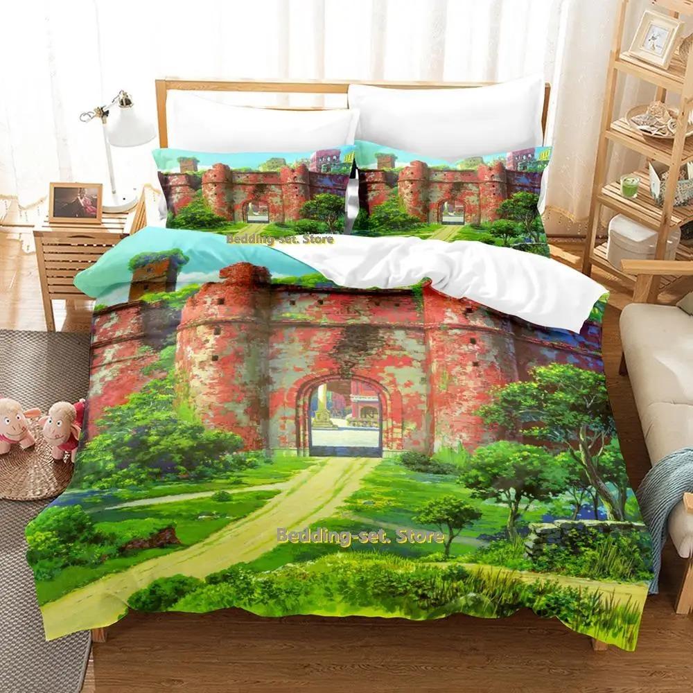 Tales From Earthsea Bedding Set Single Twin Full Queen King Size Bed Set Adult Kid Bedroom Duvetcover Sets Anime Bed Sheet Set