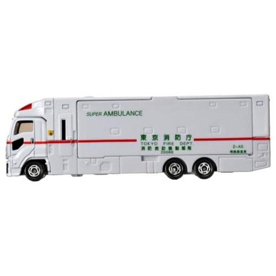Takara Tomy Tomica Long Type No. 144 Super Ambulance Mini Car Toy ages 3 up