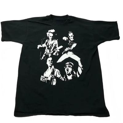 Punk Band 4-Panel Silhouette Live T-Shirt