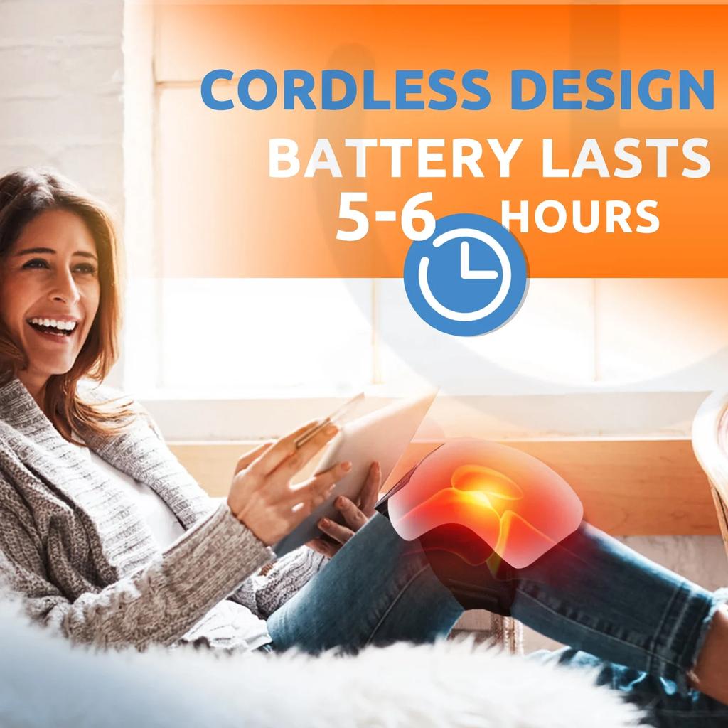 3 In 1 Vibration Heated Knee Massager Shoulder Heated Brace Knee Elbow Shoulder Brace Wrap 3 Adjustable Vibrations Heating Modes