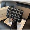 Plaid Large-capacity Fashionable and Simple 2025 Autumn and Winter New Chain Shoulder Crossbody Small Square Bag