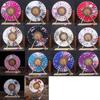 Supplies Home Decoration Gift Dance Performance Hand Fan Photography Prop Folding Fan Round Fan