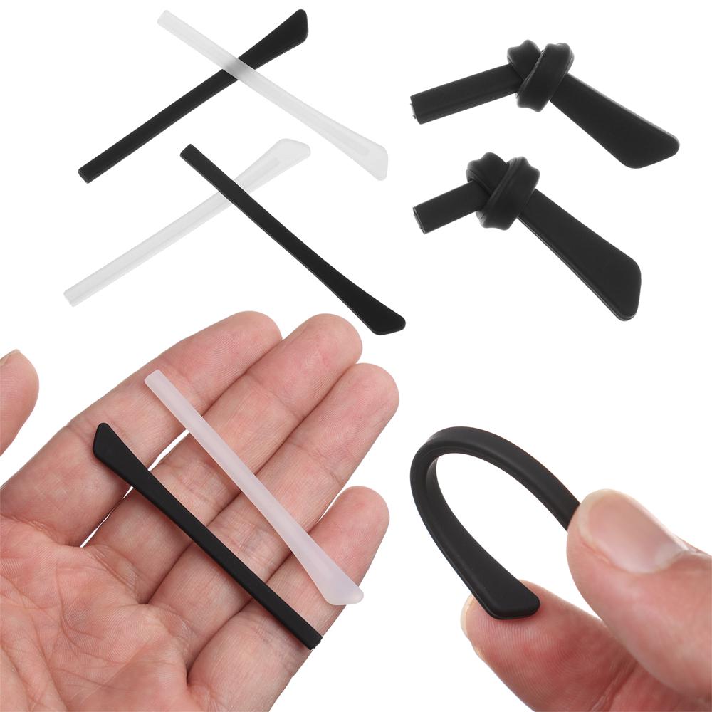 4 Pairs Outdoor Glasses Accessory Silicone Anti Slip Ear Hook Eyewear Slip Sets Spectacle Leg Sets Sunglasses Temple Tip Holder