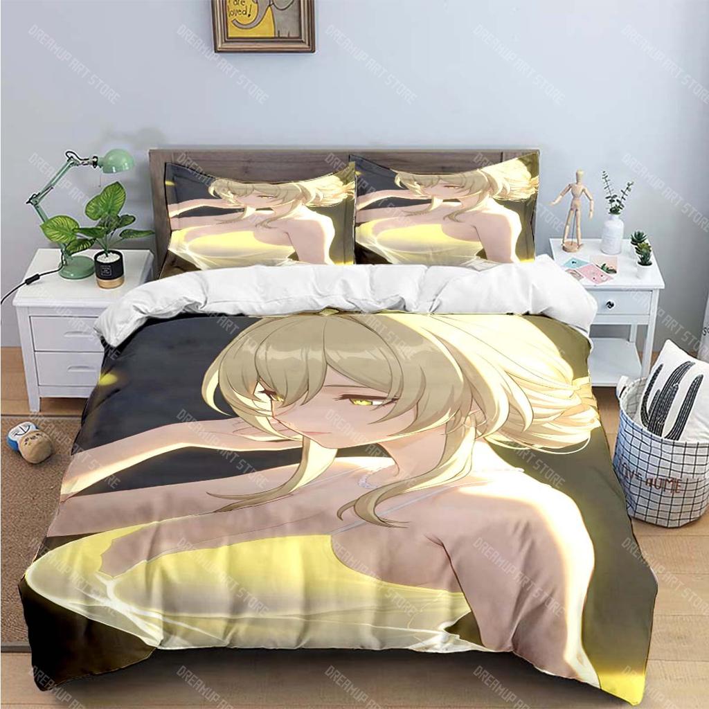 Fashion Sexy Anime Girl Print Bedding Sets Bed Supplies Set Duvet Cover Bed Comforter Set Bedding Set Aldult Gift