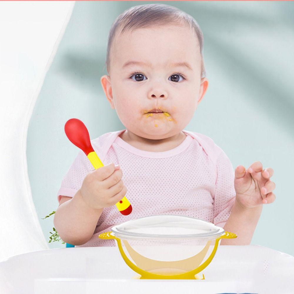 Safety Baby Suction Cup Bowl Soft Eating Food Bowl Simple Baby Feeding Bowl  Baby Products