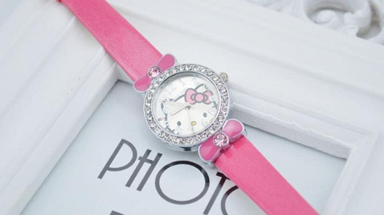 Hello Kitty Cute Compact with Pink Band Watch, Pink, Size,