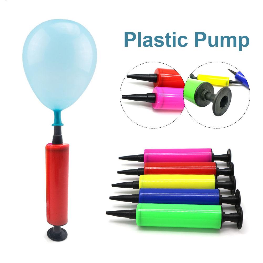 17x3cm Hand Held Balloon Pump, Portable Manual Inflator for Balls, Pool & Yoga, Party Wedding Outdoor Travel Accessory