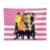 1PC ENHYPEN KPop Group Tapestry USA Flag Background Wall Hanging Korean Boy Band Fan Decor for Bedroom Dorm
