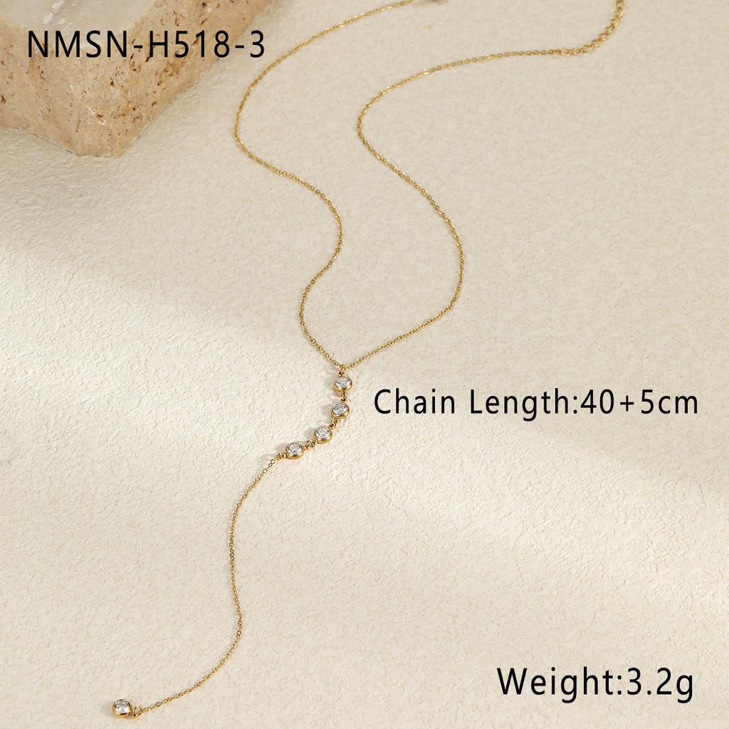 Fine Women Zircon Hand Chain Finger Body Jewelry 18K Gold Plated Stainless Steel Bracelets With Chain Ring