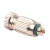 Mist Making Nozzle Watering Equipment Atomizing Nozzle Spray Head Misting Cooling System Brass Misting Nozzle Spray Head 10PCS