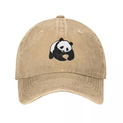WWF Cute Panda Baseball Caps Vintage Distressed Denim World Wide Fund Sun Cap for Men Women Outdoor All Seasons Travel Caps Hat