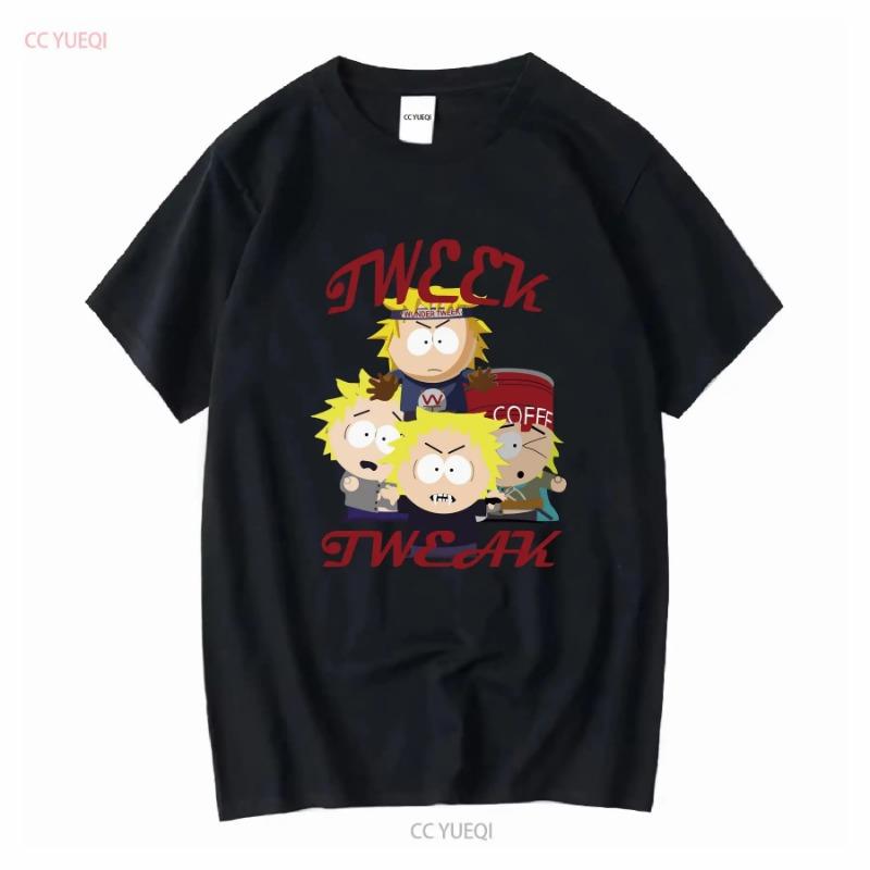 Tweek Tweak Southparks T Shirt Men Casual Cotton Crewneck Sh long or short sleeves vintage Washed Versatile fashion Soft S