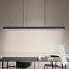 LED-Pendelleuchte - NETTLIFE - 148,5 cm - 50W - Dimmbar mit Fernbedienung - Metallschwarz