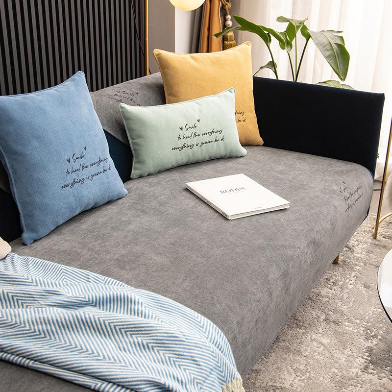 Chenille Sofa Cushion Four Seasons Universal Simple Modern Non-Slip Cushion Stain-Resistant Sofa Cover Thick Cover Towel