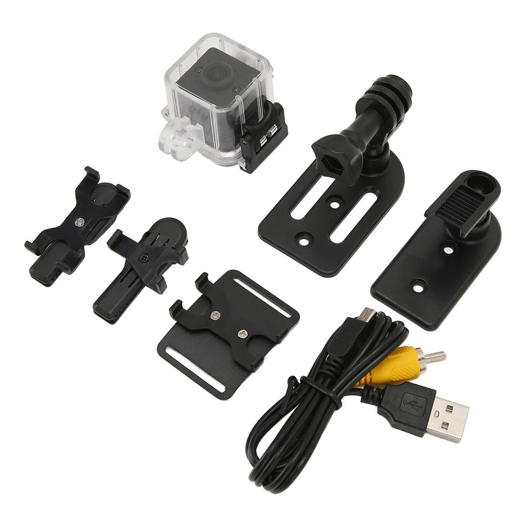Action Camera 1080P 12MP 32ft Waterproof 155 Degree Night Vision Lens Sports DV Camera for Swimming 