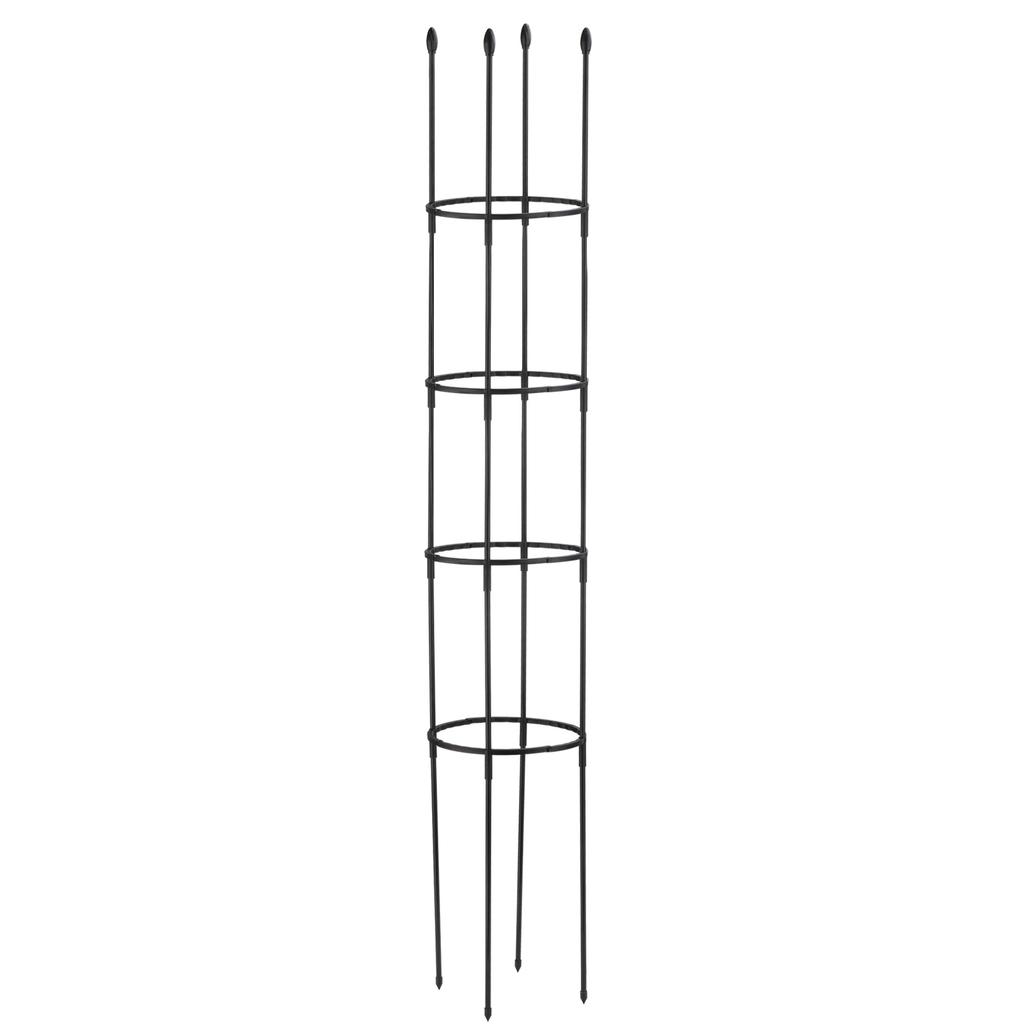 Grigliato per Piante Robusto Stabilizzazione Installazione Flessibile Grigliato da Giardino per Piante Rampicanti Nero