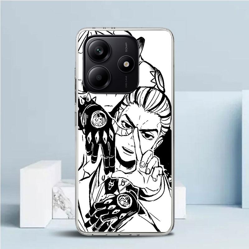 

Чохол для телефону JoJo Kira Yoshikage Killer Queen Для Xiaomi Redmi Note 15 14 14S 13 12S 12 Pro Plus 11S 11 11T 11E 10S 10 + М який ТПУ Redmi Note 14 Pro 5G