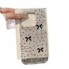 Exquisite Silver Glitter Bow Phone Case for iPhone 13-16 Pro Max