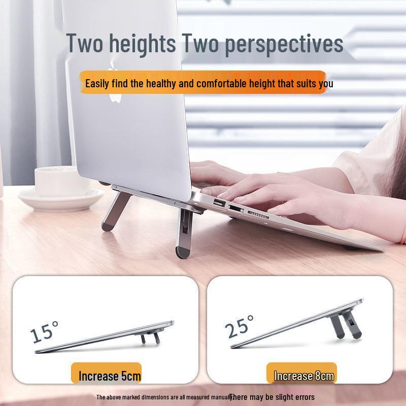 Aluminum Alloy Laptop Stand & Heat Dissipation Bracket for Apple MacBook