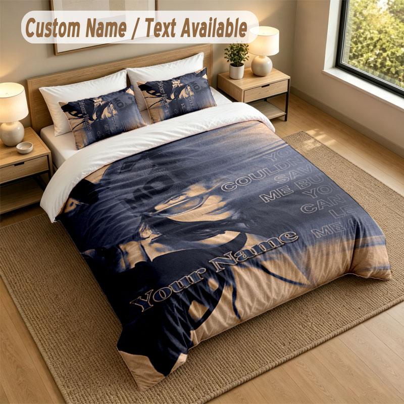 Bedding Set 1 Duvet Cover 2 Pillowcases Billie Eilish Print Soft Bed Linen Bedroom Decor