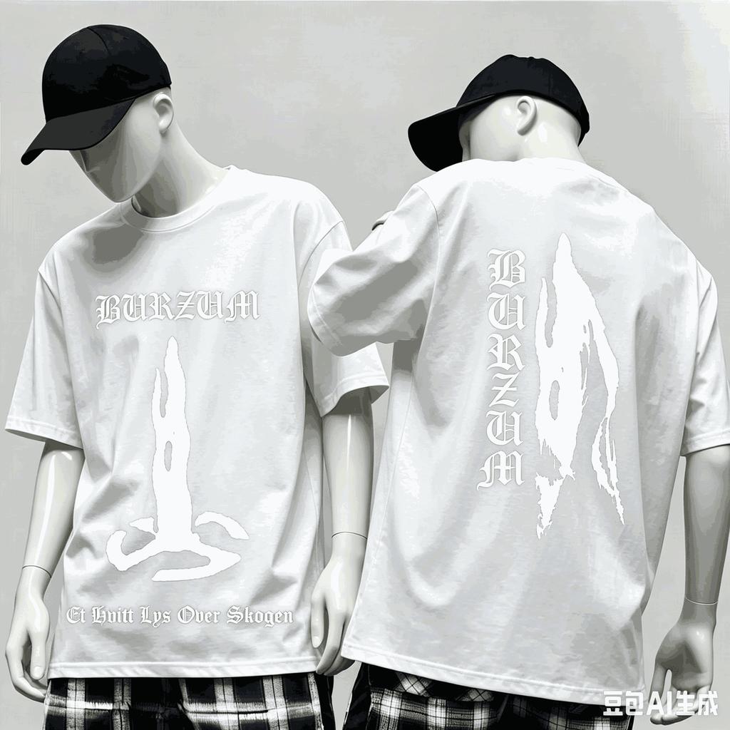 Burzum For Fan Gift Tshirt Unisex Unisex Harajuku Oversized Unisex Short Sleeve Streetwear High Quality Couples Breathable Classic