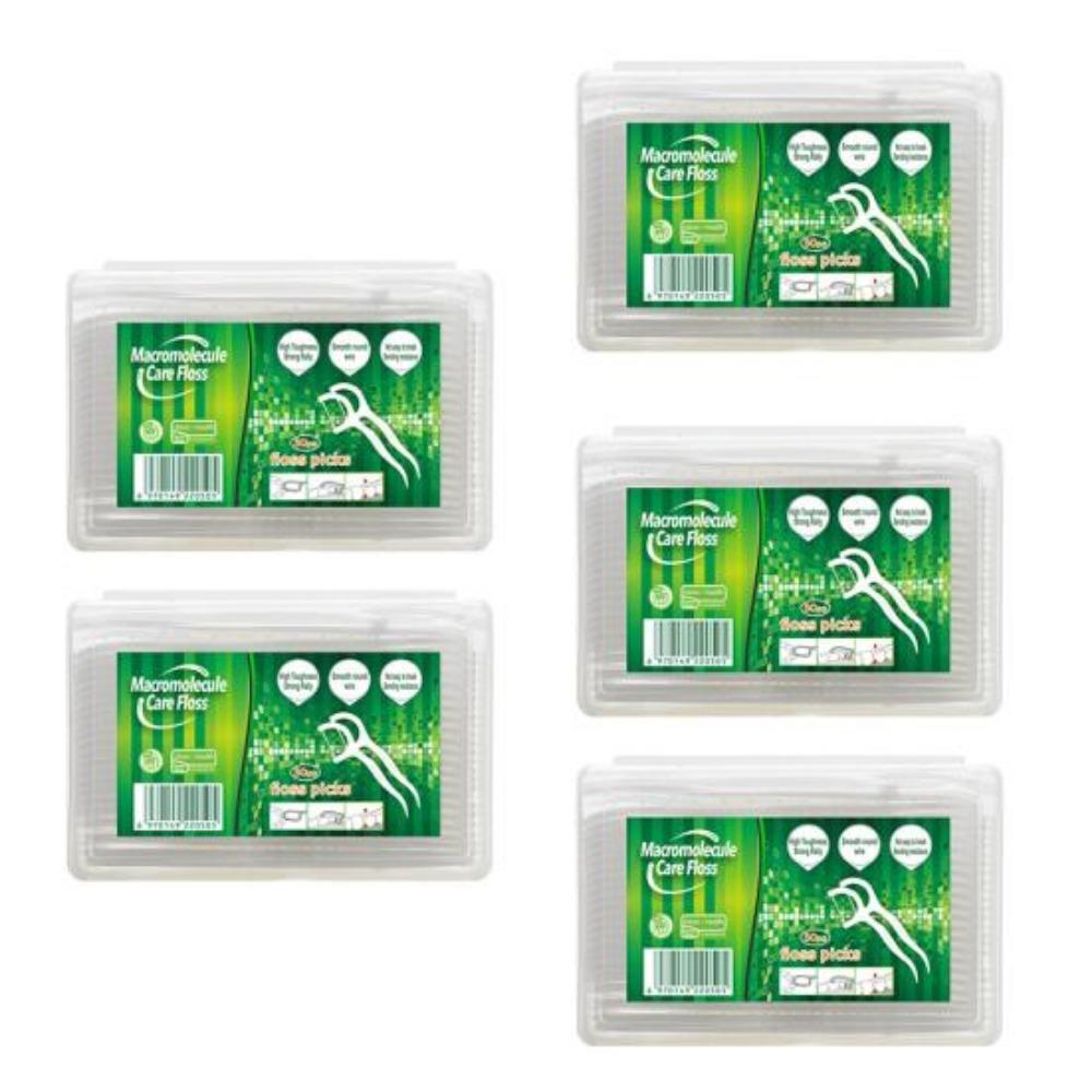 1PACK/50PCS Blueberry Health Stick Flosser Toothpicks Pick Oral Floss 50Pcs Care Cleaning Tool