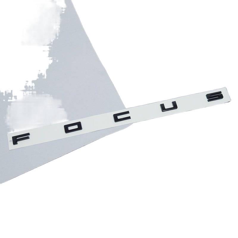 Glossy Black Rear Trunk Letter Badge for Ford Focus (2019-2021)