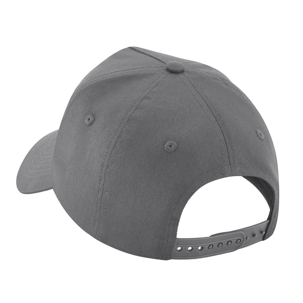 Beechfield Unisex Adult 5 Panel Removable Patch Cap