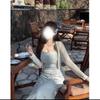 Polyester Butterfly Bow Sleeveless Dress For Summer Casual Womens Fashion