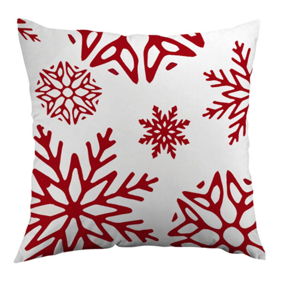 Christmas Christmas Elements Throw Pillow Cover Home Sofa Decorative Pillow Santa Claus Cushion Cover