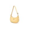 MLB Artificial Leather With Nylon Hobo Underarm Bag, Shoulder Bag Women's Lemon Bright Yellow Casual