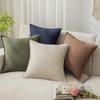 New Cotton and Linen Pillows Living Room Sofa Pillow Solid Color Linen Pillow Office Seat Waist Cushion
