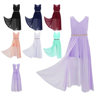 Kids Girls Formal Party Ball Gown Prom Princess Bridesmaid Wedding Children First Communion Dress