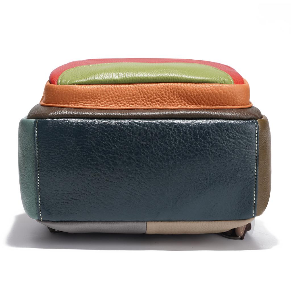 Zency Genuine Leather Women's Stylish Backpack