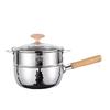 Yicang 316 Hammered Stainless Steel Japanese Yukihira Pot
