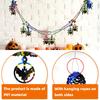 Cheerful Halloween Themed Hanging Decorations With Colorful Pumpkin Ghost Bat And Spider Designs