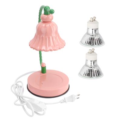 Kerzenwärmerlampe Dimmbar mit 2 Glühbirnen Rosa Kerzenschmelzlicht für Zuhause Dekorativ 110?240 V EU