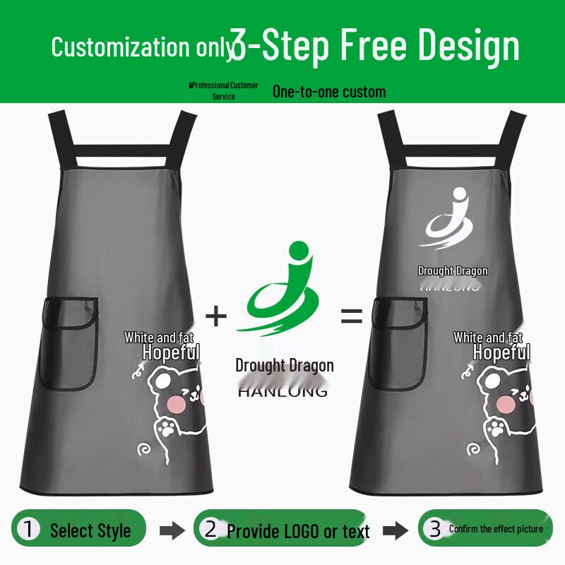 Disposable Waterproof Kitchen Apron for Women