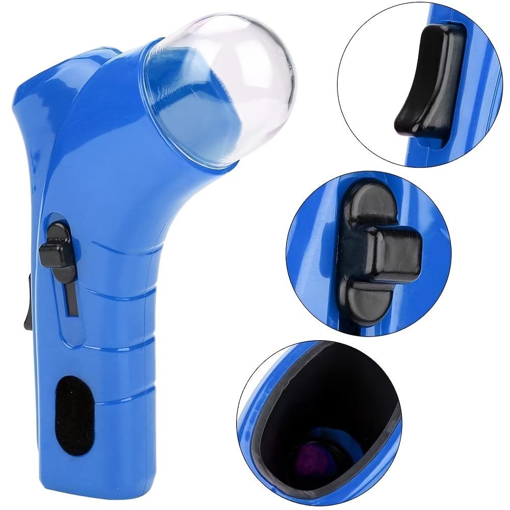 Interactive Cat Treat Launcher, Handheld Feeding Toy for Cats & Dogs, Transparent Food Storage Design