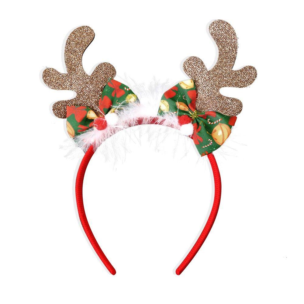 Snowman Reindeer Christmas Headbands Cute Merry Christmas Decorations Party Favors