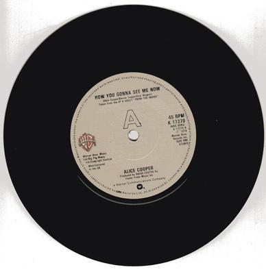 7inch Record ALICE COOPER - How You Gonna See Me Now K17270 Warner Bros. Re 1978 UK Rock Used