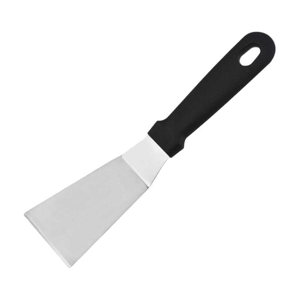 Stainless Steel Brownies Spatula Black Anti-scald Handle Steak Shovel  Tiramisu